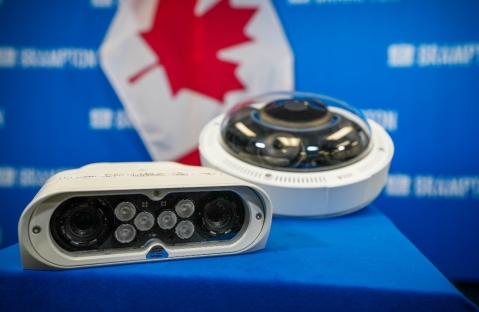 Brampton’s deployment of 360-degree cameras and licence plate recognition technology enhances community safety and supports police investigations. Credit: City of Brampton 
